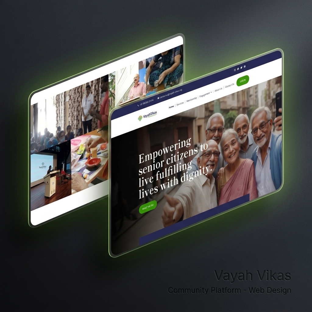Vayah Vikas – Senior Citizen Community Mockup