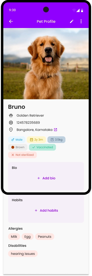 Onboarding & Pet Profile 4