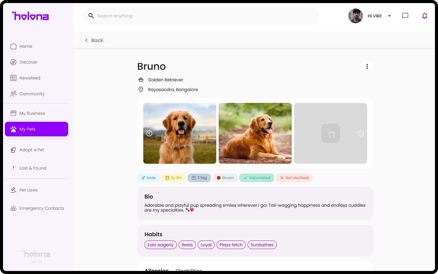 Onboarding & Pet Profile 7
