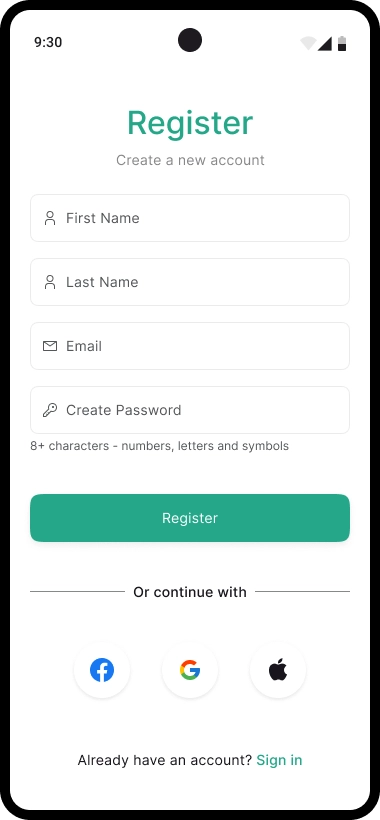Onboarding & Authentication 3