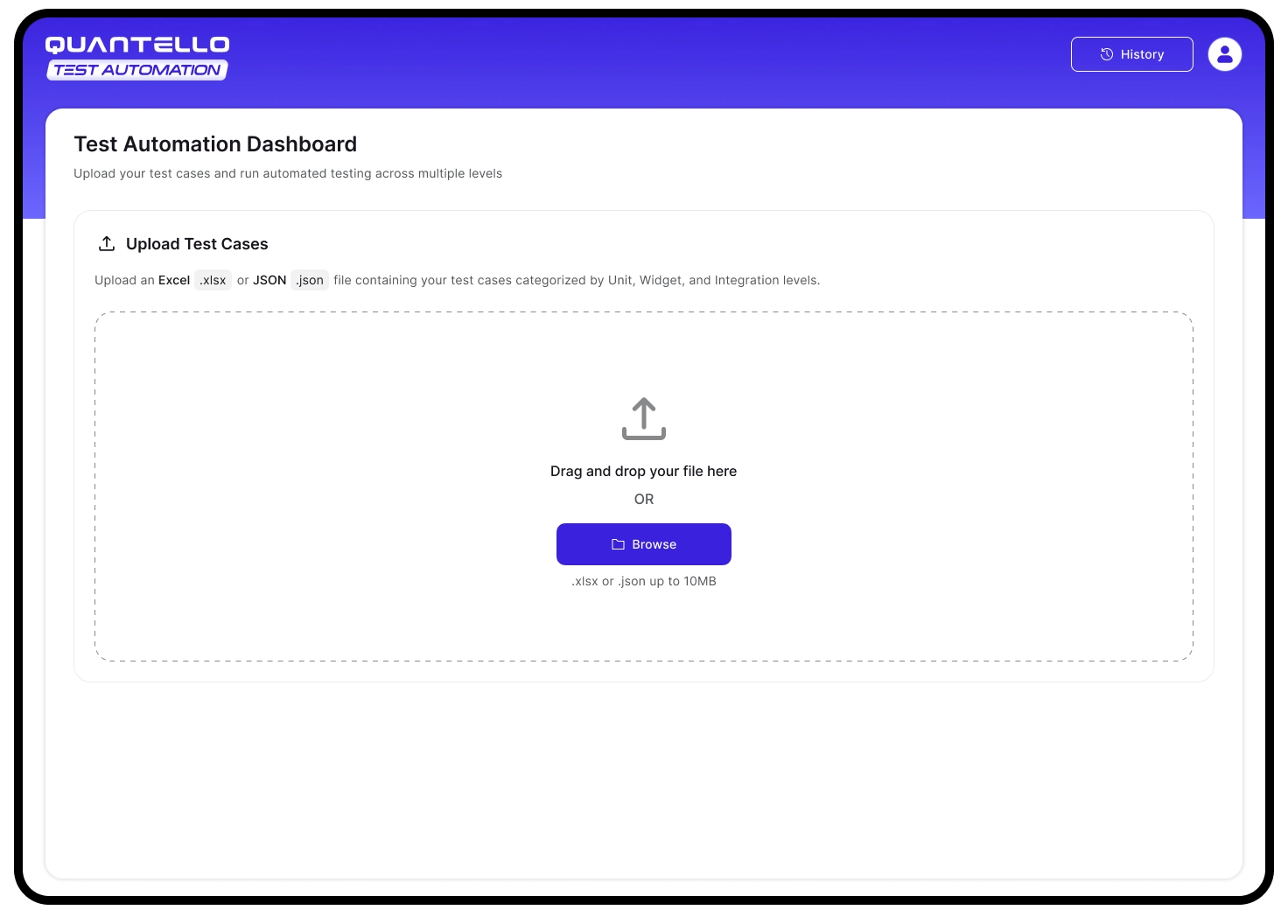 Dashboard & Upload Flow 1