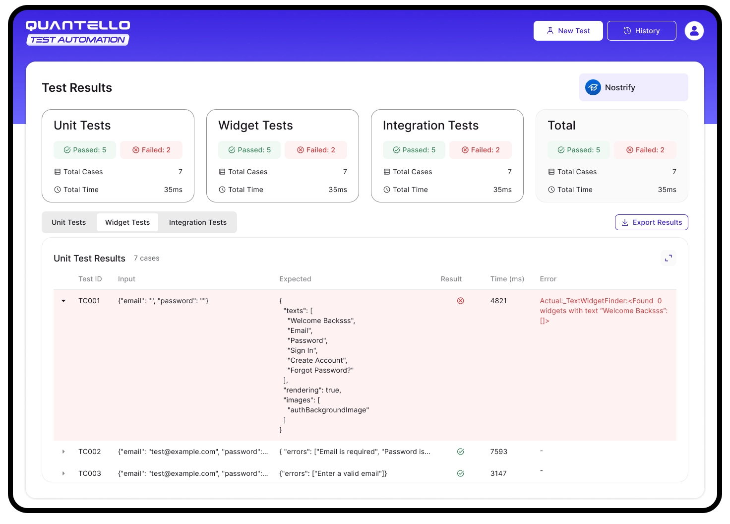 Test Execution & Results 2
