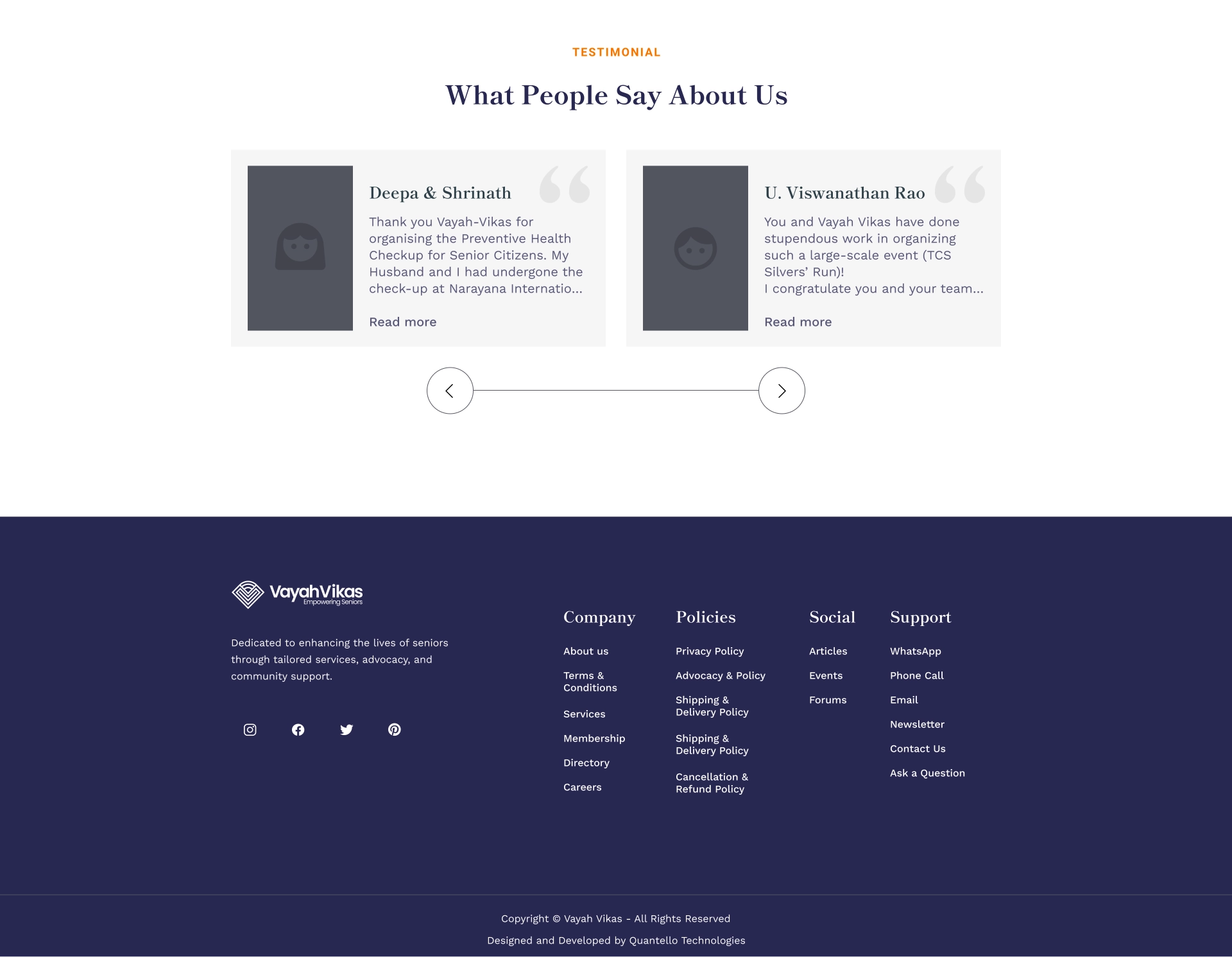 Page Scroll Section 12